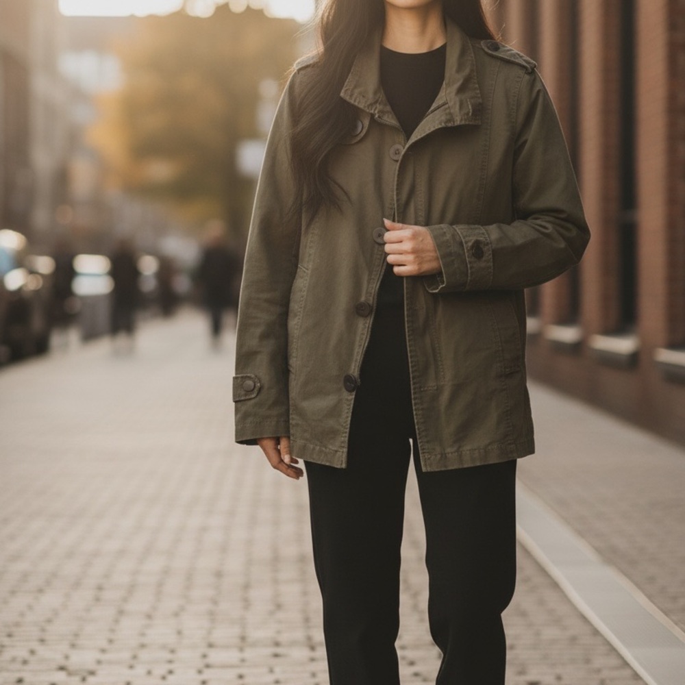 Fox World Classic Olive Utility Jacket for Women